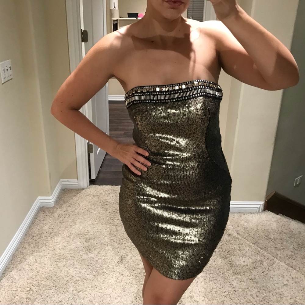 Gold Dress